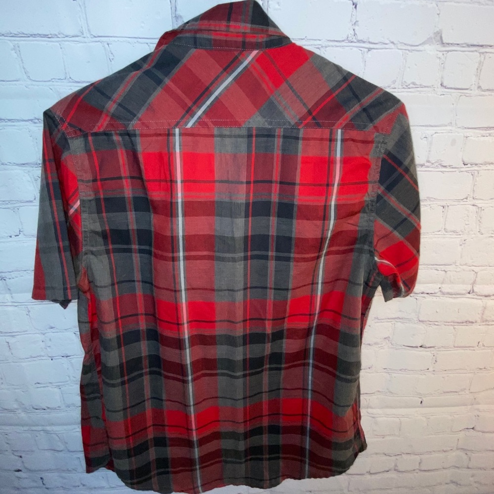 ❤️🖤Ecko unltd boys plaid short sleeve shirt ❤️🖤 - Picture 5 of 13